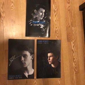 7 signed Shawn Mendes posters, 50$ each